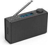 Hama Digitale Radio - DAB+ - FM/DAB - Op batterijen - Wekkerradio - Micro USB - Zwart