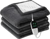 Elektrische Deken Verdikte Dubbelzijdige Snelle Verwarming Flanellen Dekens Temperatuur Instelbare Timer Controle Winter Body Warmer