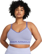 Under Armour UA Seamless Low Long Bra Soutien-gorge de sport pour femme - Violet - Taille XL