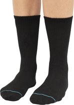 7 paires de chaussettes de Chaussettes de sport en Bamboe Shoefresh hommes - Taille 46-48 - Zwart - Chaussettes sans couture