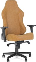 Chaise de jeu Ranqer Comfort / chaise de bureau / marron / beige / 200 kg / Réglable / Accoudoirs réglables 4D / Cuir artificiel respirant / Ergonomique / Chaise de bureau / Chaise de jeu