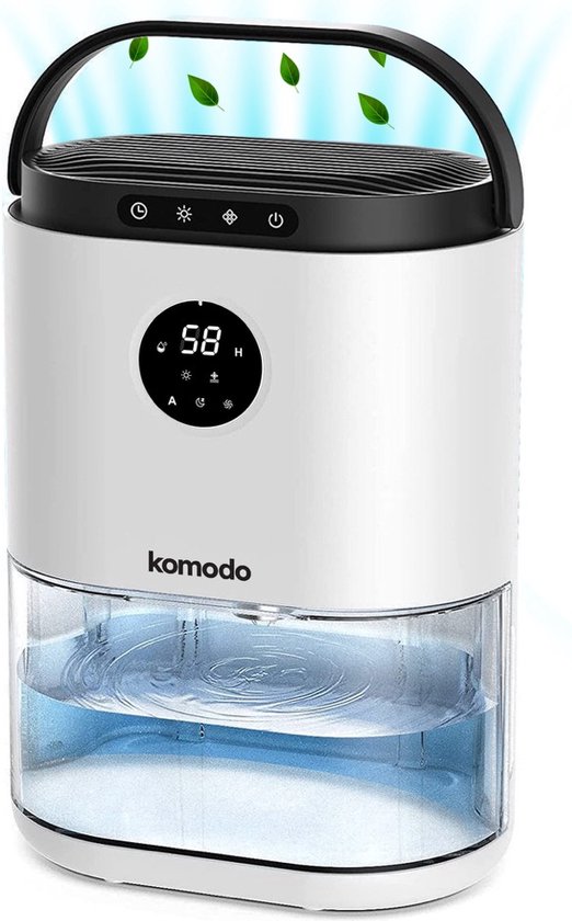 Déshumidificateur et purificateur d'air Komodo - 1,2 L par jour