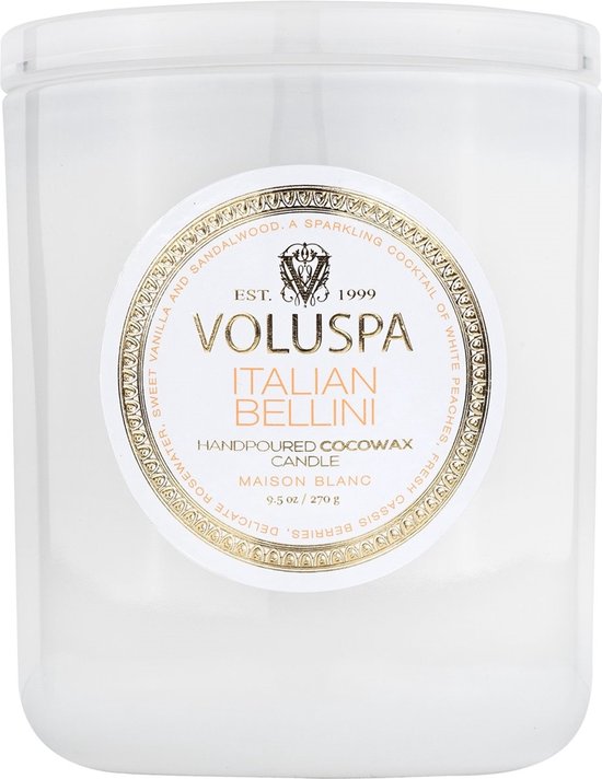 Voluspa Geurkaars Maison Blanc Italian Bellini Classic Candle