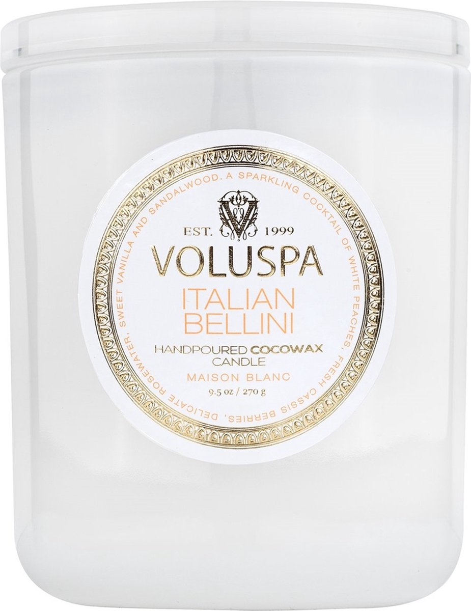 Voluspa Geurkaars Maison Blanc Italian Bellini Classic Candle 270gr