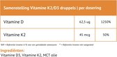 Vitamine K2/D3 druppels - Charlotte Labee Supplementen - 30 ml