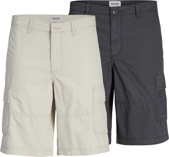 JACK&JONES JPSTCOLE JJCAMPAIGN SHORT 2PK MP Heren Broek - Maat S