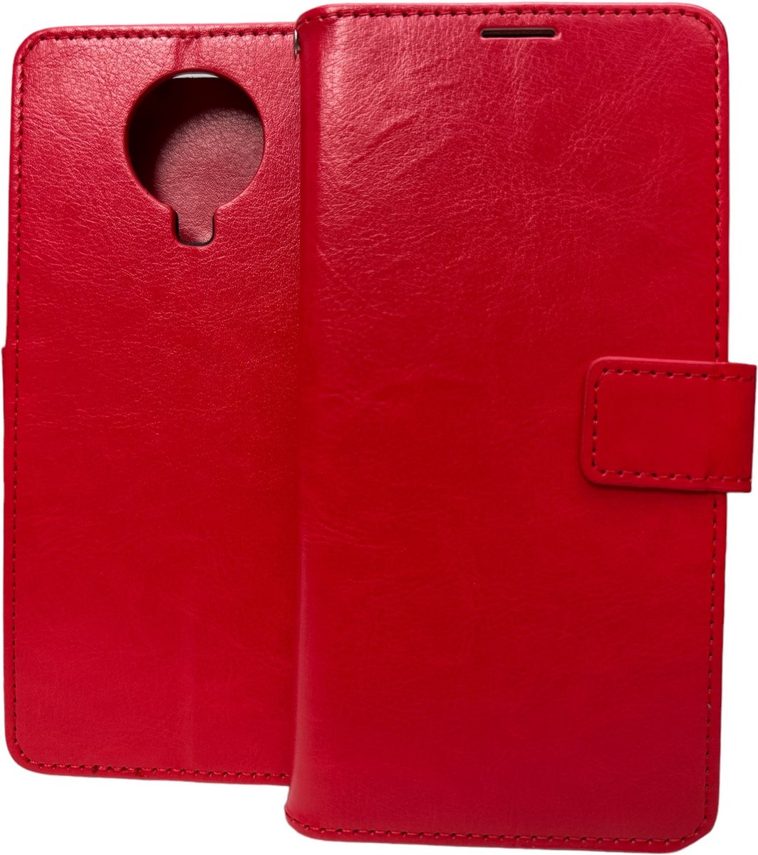 Portemonnee Book Case Hoesje Geschikt voor: Nokia G10 / G20 - rood