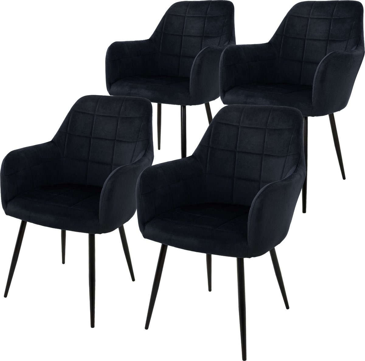 ECD ECD Set van 4 Eetkamerstoelen - afbeelding 2