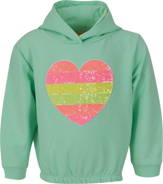 SOMEONE COEUR-SG-16-A Meisjes Trui - BRIGHT GREEN - Maat 134