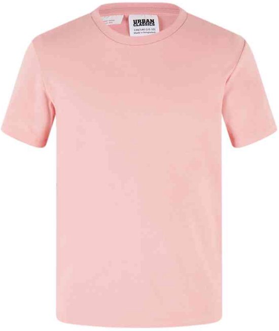 Urban Classics - T-shirt Kinder en jersey stretch - Kids 134/140 - Rose