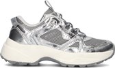 Woden Sif Metallic Lage sneakers - Dames - Grijs - Maat 37