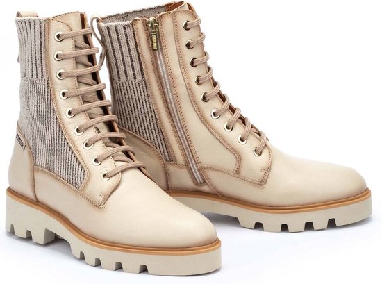 Pikolinos Salamanca - dames laars - wit - maat 36 (EU) 3 (UK)