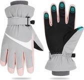 Winter Ski Snowboard Handschoenen: Sneeuwhandschoenen Thermische Waterdichte Handschoenen Winddichte Winterhandschoenen voor Vrouwen Mannen Skiën Wandelen Fietsen