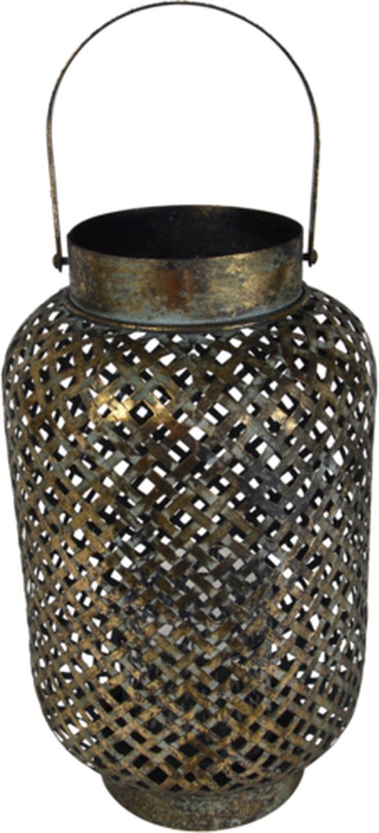 Lantaarn Luna Cross - 38 cm | Decoratieve Lantaarn voor Buiten | Sfeervolle Verlichting