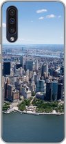 Geschikt voor Samsung Galaxy A50 hoesje - New York - USA - Skyline - Siliconen Telefoonhoesje