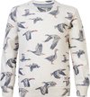 Noppies Boys Sweater Deltona long sleeve all over print Jongens Trui - Oatmeal - Maat 98