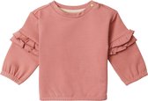 Noppies Girls Sweater Capetown long sleeve Meisjes Trui - Brick Dust - Maat 92