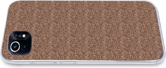 Xiaomi Mi 11 - Visage - Motifs - Abstrait - Coque de téléphone en Siliconen