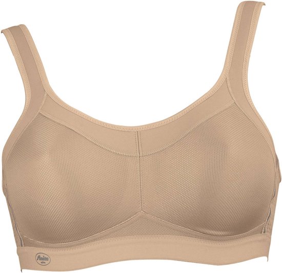 Anita Women's Wire-Free Sports Bra 5529 (Pack Of 2) | Full Figure Maximum Support Bra, Desert White