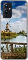 Geschikt voor OnePlus 9 hoesje - Molen in Gorinchem - Siliconen Telefoonhoesje