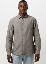 Anerkjendt Aklouis L/s Linen Shirt - met lange mouwen - Heren Bruin - Maat M