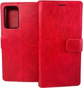 Portemonnee Book Case Hoesje Geschikt voor: OnePlus CE 2 - Rood