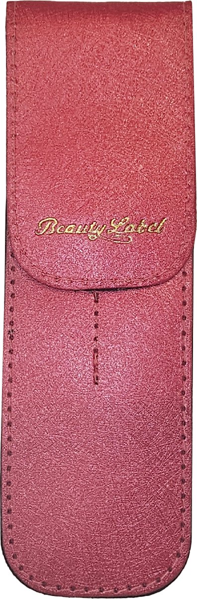 Beauty Label Tweezer Etui - geschikt voor 2 pincetten - Fuchsia