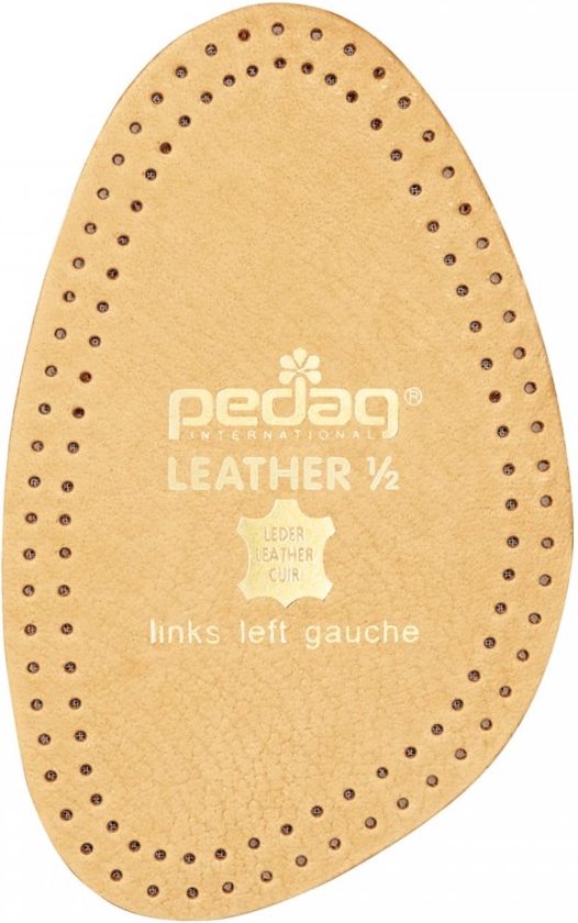 Pedag leather 1/2 inlegzool | Voorvoetzool | Leer | Maat 41-42