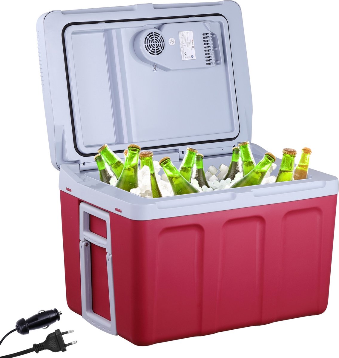 AREBOS Koelbox 40 L Auto Camping Thermo-elektrische Verwarmingsbox F 12V 230V