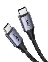 UGREEN Gevlochten USB-C naar USB-C Kabel 240W Fast Charge 1M Zwart