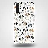 Smartphonica Telefoonhoesje voor OPPO A91 met honden opdruk - TPU backcover case honden design / Back Cover geschikt voor Oppo A91
