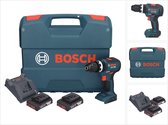 Bosch GSB 18V-55 Professional perceuse à percussion sans fil 18 V 55 Nm sans balais + 2x batterie 2,0 Ah + chargeur + mallette