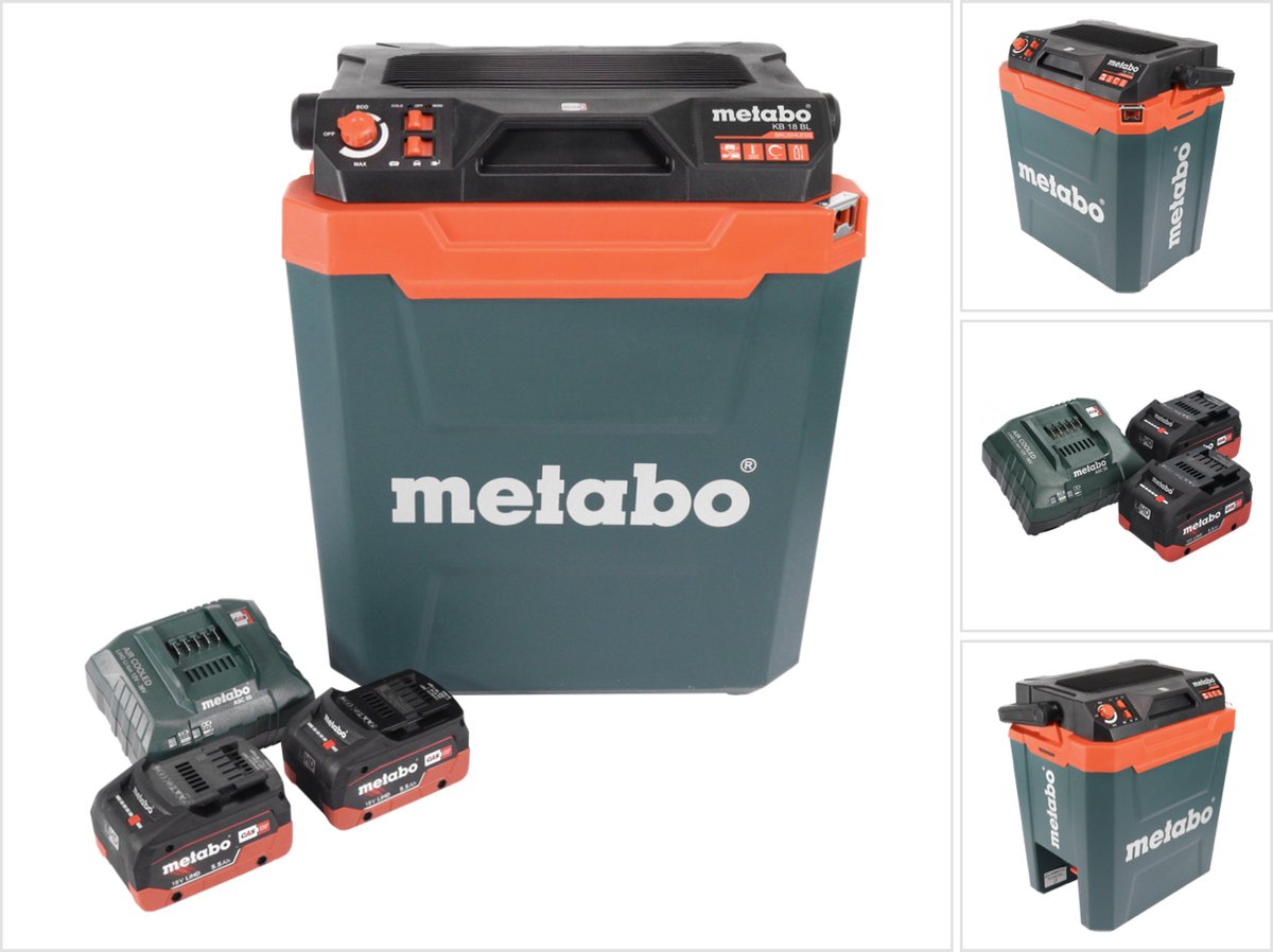 Metabo KB 18 BL accukoeler 18 V met warmhoudfunctie 28 l borstelloos + 2x accu 5,5 Ah + lader