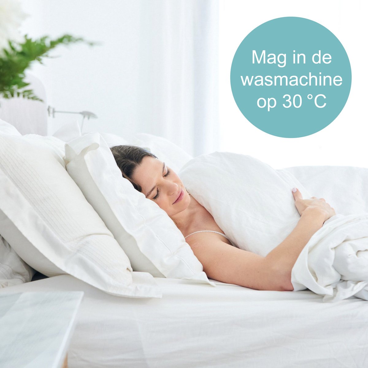 Afbeelding 3 van Sanitas SWB 20 Elektrische deken - Onderdeken - 150 x 80 cm - SWB 20 - 3 Verlichte warmtestanden - Automatische uitschakeling - Fleece - Machinewasbaar - 2 Jaar garantie - Beige