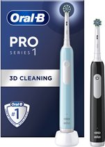 Oral-B Pro Series 1 - Blauwe En Zwarte - Elektrische Tandenborstels - Ontworpen Door Braun