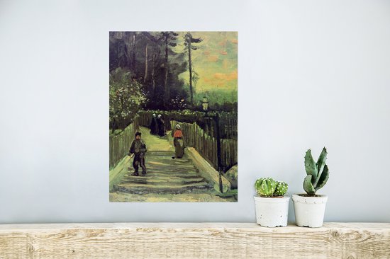 Affiche Chemin en pente à Montmartre - Vincent van Gogh - 30x40 cm