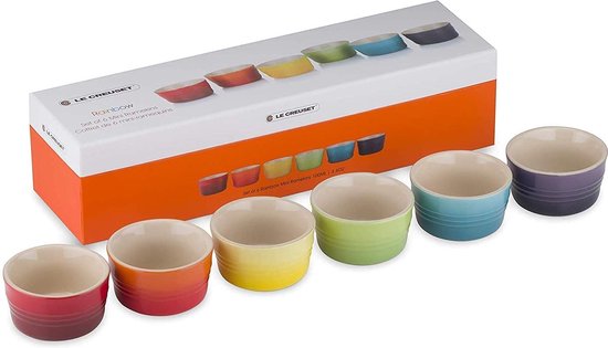 Früchstücksschälchen Le Creuset Regenbogen 16 cm (6er-Set