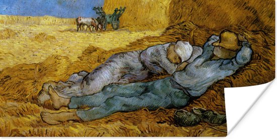 Poster De Siesta - Vincent van Gogh - 120x60 cm