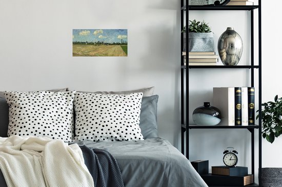 Affiche Champs labourés - Vincent van Gogh - 40x20 cm