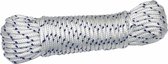 AMIG paracord touw - 10 meter - D4mm - 400kg - nylon/polyester - wit/blauw