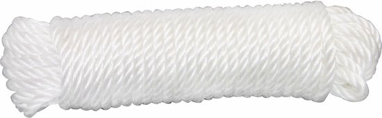 LSFYYDS Corde Longue Blanche De 10M, Corde De Voile D'ombrage
