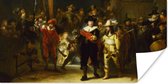 Poster De Nachtwacht - Rembrandt van Rijn - 80x40 cm