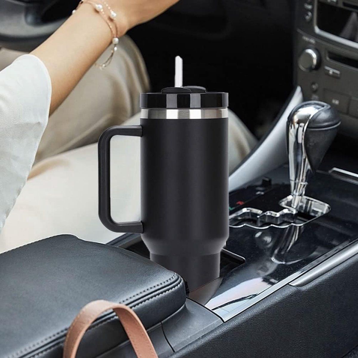 20oz Tumbler RVS vacuüm geïsoleerde water koffie beker vliegtuig gedrukt dubbelwandige reismok met deksel duurzaam geïsoleerde koffiemok