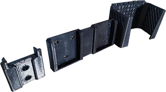 J&D EV Type 2 Laadkabel houder met Haak, Elektrisch Voertuig Muurbeugel Kabel Houder Muurbevestiging Oplaadkabel Organizer voor Meeste EU Standaard EVs, Zwart