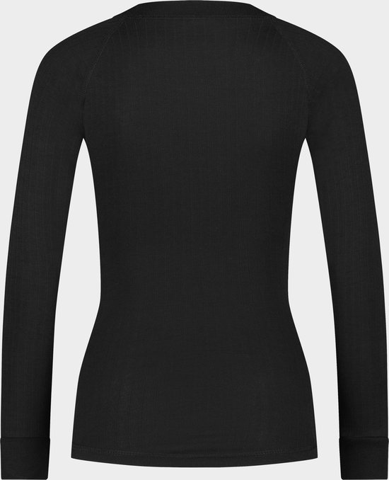 Poederbaas Thermoshirt thermokleding sport Pro Thermo Baselayer Shirt - Maat 44 - Dames - lange mouwen - zwart -   -