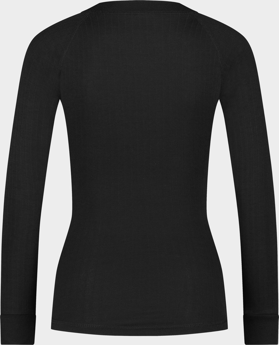 Poederbaas Thermoshirt thermokleding sport Pro Thermo Baselayer Shirt - Maat 44 - Dames - lange mouwen - zwart - -