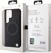 Coque Samsung Galaxy S24 Ultra Backcase - BMW - Zwart uni - Cuir