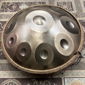 Vyrve Audio Handpan Drum, 10 toons, staal, afmeting 56cm, 22 inch inclusief opbergtas