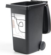 Autocollant de conteneur Abstrait - Pastel - Minimalisme - 40x60 cm - Autocollant Kliko