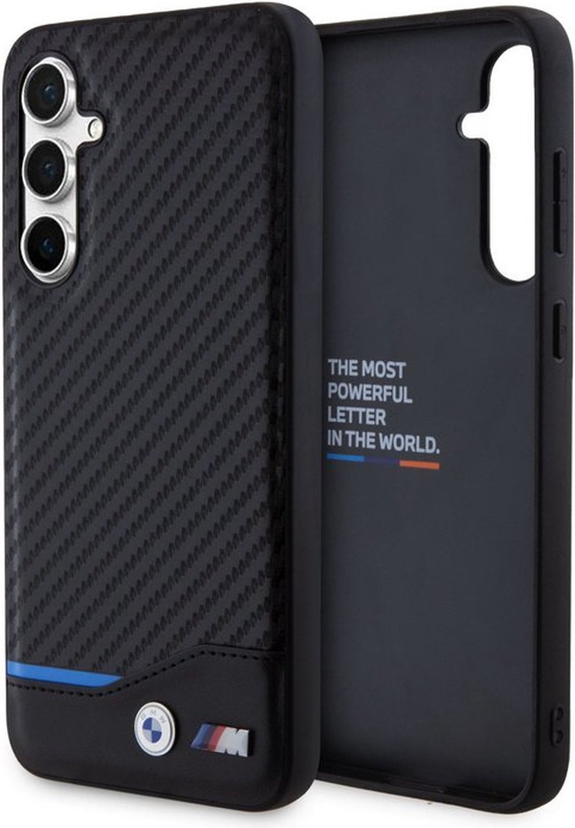 BMW M Blue Line Back Case - Geschikt voor Samsung Galaxy S23 FE (S711) - Zwart